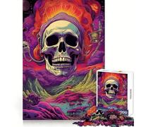 Weed Skull Jigsaw Puzzles 1000 Pieces Think Training Quiet Recreation Defined Edges Heartfelt Gift (38x26cm)