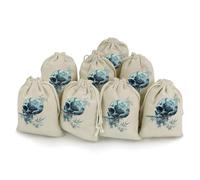 Weed Smoking Skull 8 Pcs Drawstring Pouches Cute Jewelry Pouches Sachet Bag Gifts Bags for Party Home Supplies