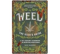 Weed The User'S Guide Interesting Novelty Signwall Decor Suitable Home Door Garden Bar Restaurant Cafe Office Shop Bar Club Sign Funny Vintage Metal Sign Poster 8X12 Inches