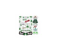 Weed Theme Birthday Party Inflatable Selfie Photo Frame & Photobooth Props Set for Pictures & Decors Pot Leaves Cannabis Marijuana Party Selfie Photo Props Have a Dope 420 Birthday Supplies