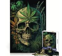 Weed VII 1000 Pieces Jigsaw Puzzles for Teenagers Smart Exercise Leisure Activity Seamless Lock Birthday Gift (50x75cm)