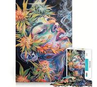 Weed VIII Jigsaw Puzzle 1000 Mental Recall Game High Accuracy Cutting Craft Interactive Brain Challenge for Home (38x52cm)