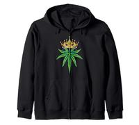Weed weed marijuana cannabis 420 THC pot leaf Zip Hoodie