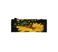 Weed with Sunflower Print Baby Bow Headband â€“ Gift for Newborns, Perfect for Infant, Girls â€“ Sweet Princess Hair Accessories