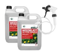 Weedblast Fast Acting Weedkiller 2 x 5 Litre with Long Hose Trigger (Ready to use), See Results Within 24 hours