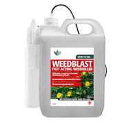 Weedblast Fast Acting Weedkiller 5 Litre with Battery Sprayer, See Results Within 24 hours