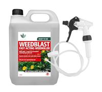 Weedblast Fast Acting Weedkiller 5 Litre with Long Hose Trigger (Ready to use), See Results Within 24 hours