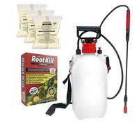Weedblast Rootkill Concentrated Weedkiller 3 x 100ml Sachets Boxed with 5L Garden Sprayer
