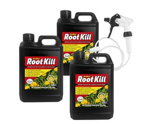 Weedblast Rootkill Weedkiller 3 x 2.5 Litre, Ready to use Glyphosate Weed Killer, Long Hose Trigger