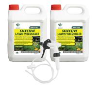 WeedBlast Selective Lawn Weedkiller, 2 x 5L, with Long Hose Trigger
