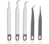 Weeding Tools for Vinyl, Basic Tools Set Weeder Tweezers Crafting Basic Accessories Set Kit for Cricut Silhouette Sewing, Grey