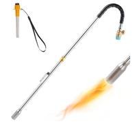 Weeding torch propane burner, 34 "long arm, self igniting flame weeder for weeding, spraying fire, melting snow, welding, charcoal lighting (excluding propane tanks)