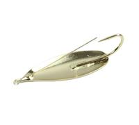Weedless Spoon Fishing Lure Hard Baits Flutters Metal Crankbait for Smooth Casting and Hooking Flutters Metal