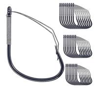 Weedless Wacky Rig Hooks Bass Fishing Hooks for Wacky Rigging Worm Lure (2/0 25-Pack)