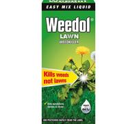 Weedol 2 x Lawn Weedkiller Easy Mix Liquid Concentrate 1L
