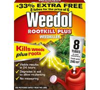 Weedol 5X Rootkill Plus Tubes Carton, 6 Tubes Plus 2 Free (33% Extra free)