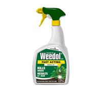 Weedol Fast Acting Weedkiller Spray 1L - Ready to Use Contact Weed Control for Flower Beds, Borders & Vegetable Patches