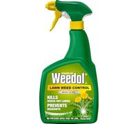 Weedol Lawn Weed Killer Gun 1L (Non-Clopyralid Formula) | Ready-to-Use Selective Weed Control for Lawns | Kills Common Weeds Without Harming Grass | Spot Treatment Spray