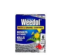 Weedol Path & Gravel Control Concentrate Tubes 6 Pack Weed Killer For Paths Drives & Patios No Glyphosate Fast Acting
