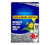 Weedol Path & Gravel Control, Fast-Acting Formula, Prevents Regrowth, Easy-to-Apply, Long-Lasting, Clean Surfaces, Ideal for Paths, Gravel Areas, Driveways & Permeable Patios, 12 Tubes