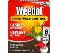 Weedol Rapid Concentrate Tubes, 6 Pack