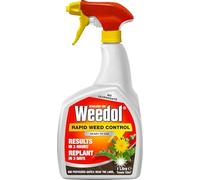 Weedol Rapid Weed Control RTU - Fast-Acting Glyphosate-Free Weed Killer Spray - Visible Results in 2-3 Hours - Pet & Child Safe Once Dry - Ideal for Flower Beds, Veg Patches & Paths (1L)