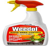 Weedol Rapid Weed Killer Glyphosate Free Visible Results In 2 To 3 Hours Safe Once Dry Ideal For Flower Beds And Paths 1L