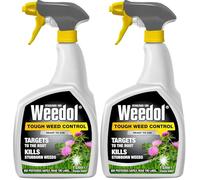 Weedol Tough Weedkiller, ready to use weed control, 1L (Pack of 2)