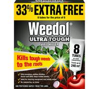 Weedol Ultra Tough WeedKiller Liquid Concentrate, 6+2 Tubes