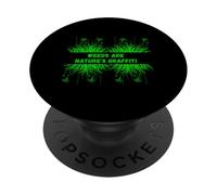 Weeds Are Nature's Graffiti Outdoor Plant Enthusiasts Tee PopSockets Adhesive PopGrip