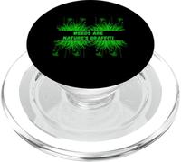 Weeds Are Nature's Graffiti Outdoor Plant Enthusiasts Tee PopSockets PopGrip for MagSafe