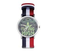 Weeds Flying High Aliens Leisure Men's Wrist Watches Alloy Analogue Quartz Watch Fashion Accessories