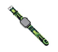 Weeds Flying High Aliens Smartwatch Band Replacement Watch Strap | Compatible with iWatch Comfort Silicone Wristbands