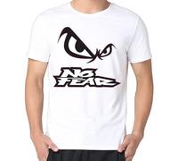 WEedsyJXU Mens No Fear Sign Crewneck T Shirt White XXL