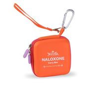 weefla Highly Visible Compact Naloxone Carry Case for 2 Nasal Sprays | Clearly Labeled, Quick Access, Hard Shell Protection, Easy to Wipe Clean, for First Responders & Law Enforcement