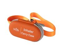 weefla Protective Carry Case for Inhalers, Small | Clearly Labeled, Quick Access, Hard Shell Protection, Easy to Wipe Clean, for Allergy Emergencies & Daily Carry