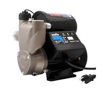 Weeflos 1.5HP Automatic Booster Pump, 1600 GPH Water Pump, 120ft Max Head, Mechanical Pressure Switch, Self-Priming Utility Pump for Shower, Irrigation, Basement, Garden, Pool (1.5HP/120FT)