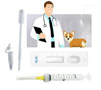 WEEGEEKS Dog Pregnancy Test Kit at Home, Fast and Accurate Detection, Pregnancy Tests Strip for Dog Disposable