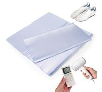 WeeGoo 100 PCS Large Heat Shrink Wrap Bags, 40 x 60 CM Heat Seal Bag, Clear Shoe Shrink Wrap Bags for Packaging Soaps DIY Crafts Books Candles