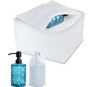 WeeGoo 12" x 12" Cushion Plate Packing Sleeves, Foam Sheets for Packing Plates Cups Glasses, Foam Packing Pouches Sheets for Moving Packing Shipping, 50 Pack
