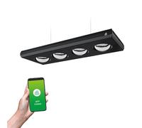 W qua Z400Pro Aquarium LED Light 120W RGB UV Full Spectrum APP Control Lamp for High Tech Planted Tanks (Z400Pro-D)