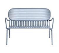 W nd 2-seater garden sofa Light Blue one size