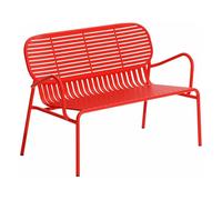 Week-end 2-seater garden sofa Red one size