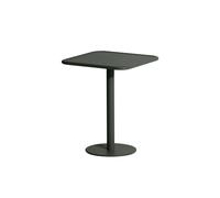 W ND Café Table Glass Green
