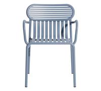 W nd chair with armrests - Set of 2 Grey blue one size