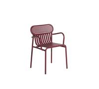 Week-End Garden Chair with Armrests Petite Friture Burgundy - 3701128111780