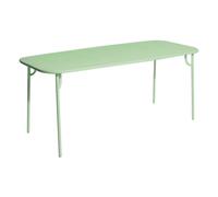 Week-end rectangular table Pale green one size