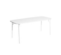 W ND Rectangular Table White