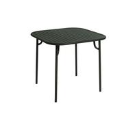 W ND Square Table Glass Green