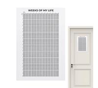 Week of My Life Planner - 4000 Weeks Motivational Quotes Art - Aesthetic Motivational Painting Art for Living Healing Themes Student Movie
